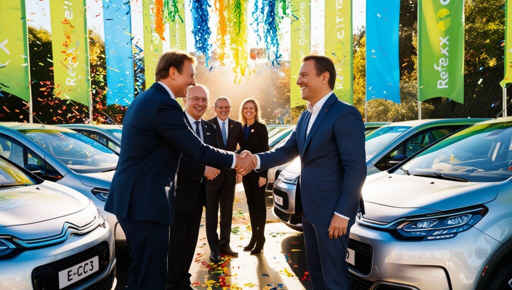Citroen Scores Big: Refex Green Mobility Orders 500 E-C3 Electric Cars